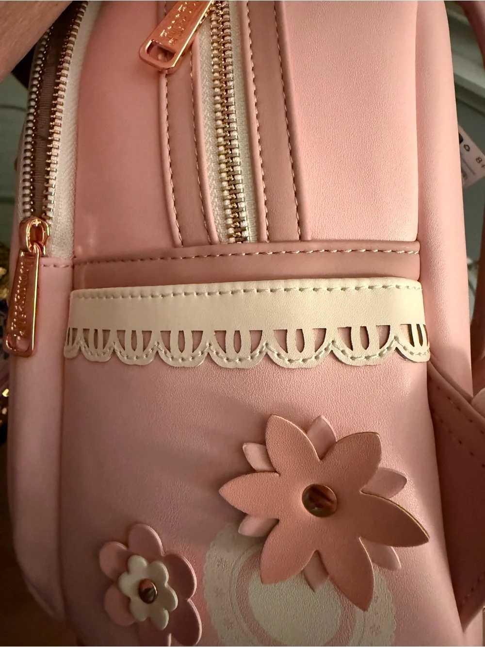 Loungefly Pink Disney Princess Floral Mini Backpack